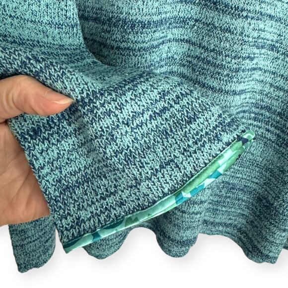 KOOS Of Course! 100% Silk Space Dye Artsy Tunic Sweater Women's Size 1X - Picture 8 of 10